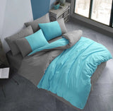 Hobby Diamond Turquoise - Poplin Double Duvet Cover Set