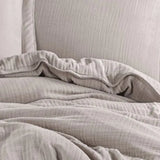 Hobby Muslin Double Duvet Cover Set - Capuccino