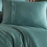 Hobby Plain - Green Double 300TC Satin Duvet Cover Set