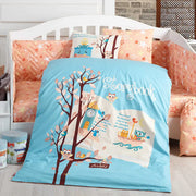 Hobby Dream Clock Blue Baby Duvet Cover Set