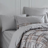 Hobby Lucia Gray - Poplin Double Duvet Cover Set