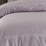 Hobby Queen 800 TC Satin Double Duvet Cover Set - Ash Purple