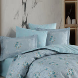 Hobby Martha Mint - Single Poplin Quilted Duvet Cover Set